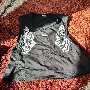 Dave sport cropped Tank